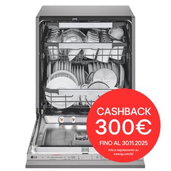 Foto frontale lavastoviglie DB597TXS con cashback